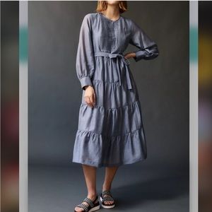Anthropologie Mare Mare Agosta Tiered Maxi Dress
